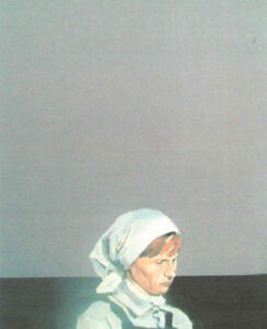 Girl in White Scarf by Steven Lindsay
