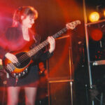 Tracy Gilbert on bass on the “Satellites” tour